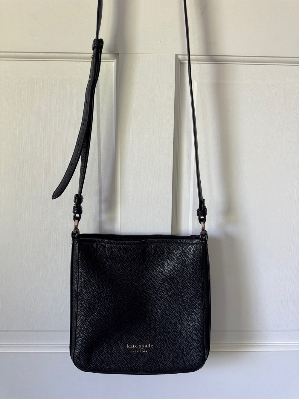 kate spade Black Leather Crossbody Bag
